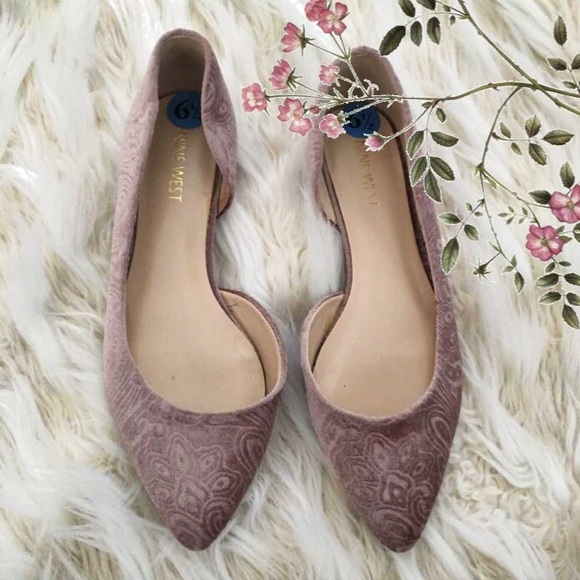 Nine West Shoes - Nine West velvet pointed flats
